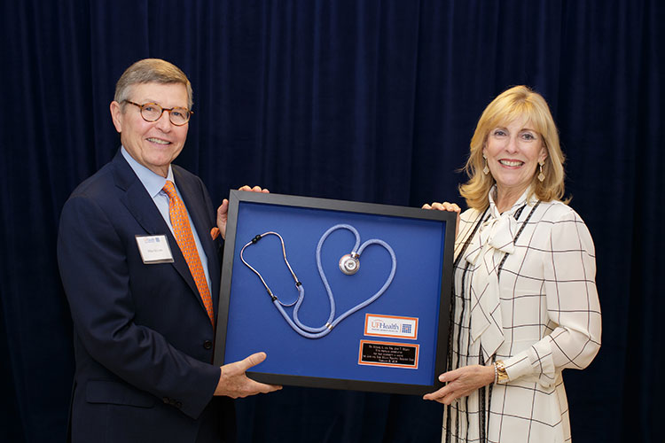 Jane and Mike McLain make major gift to pediatric program